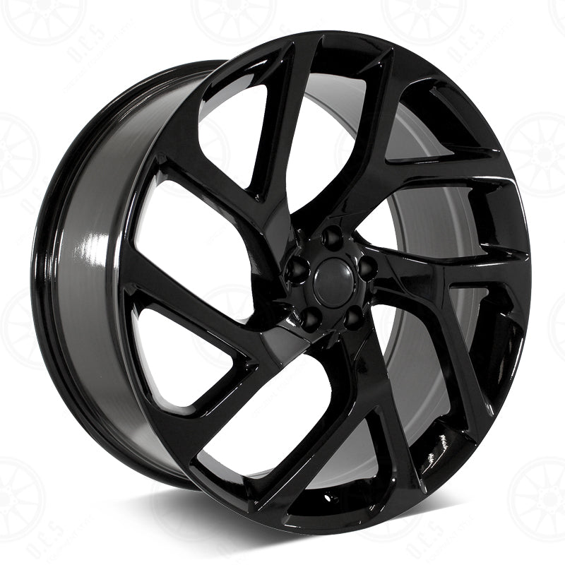 22" 2020 Autobiography Style Gloss Black Wheels Fits Range Rover Defender Discovery LR3 LR4 HSE Sport SVR Supercharged Dynamic Autobiography