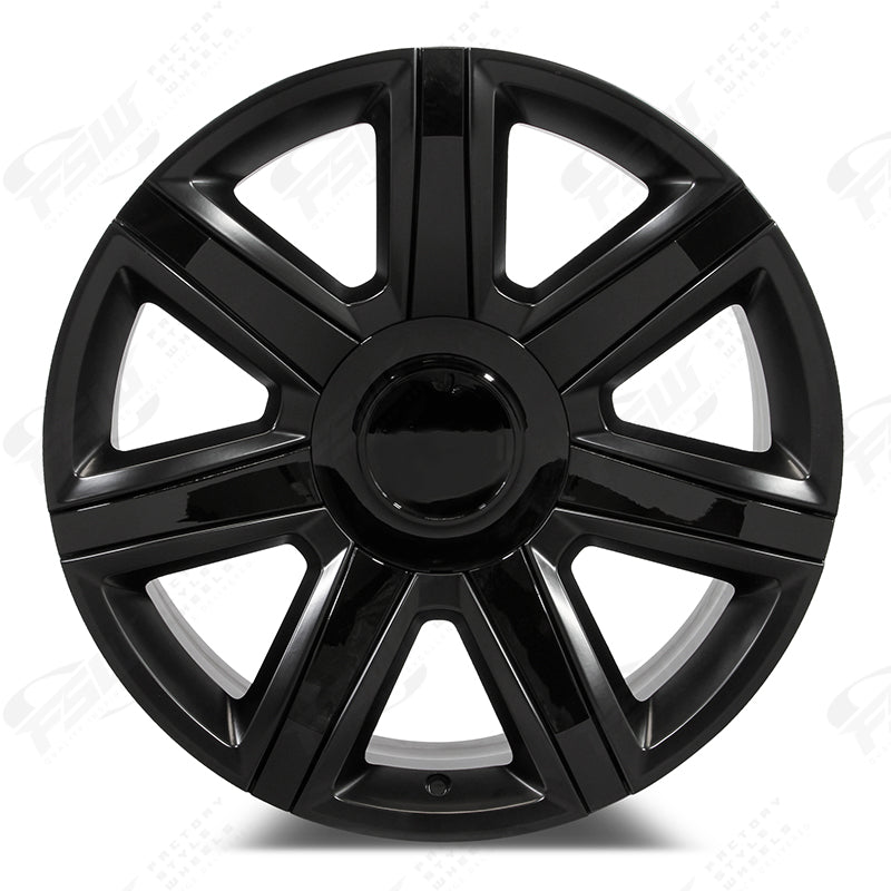 24" Premium Style Black Wheels Fits Cadillac Escalade Luxury Premium Sport