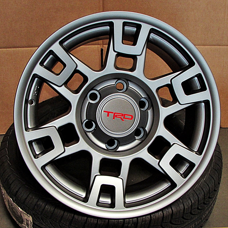 17" SEMA Pro Style Gunmetal Wheels Fits Toyota TRD Tacoma 4Runner FJ Cruiser Sequoia Lexus GX460