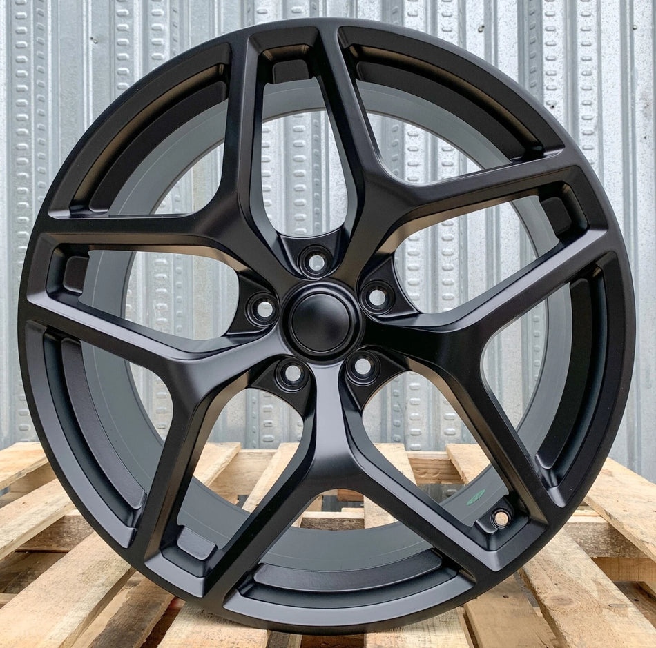 20" Matte Black Wheels Fits Chevy Camaro ZL1 SS LT