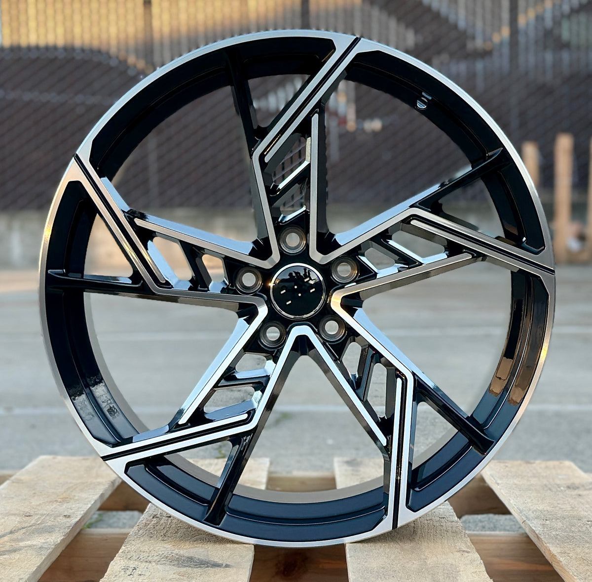 21-inch black machined Legacy Edition wheels for Audi A4, S4, A5, S5, A6, S6, A7, S7, A8, S8, Q3, Q5, Q7, Q8 by OE Style Wheels