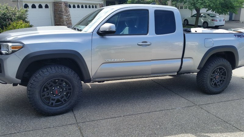17-inch OE Style Wheels SEMA Pro Style matte black rims for Toyota Tacoma, 4Runner, FJ Cruiser, Sequoia, Lexus GX460, GX470.