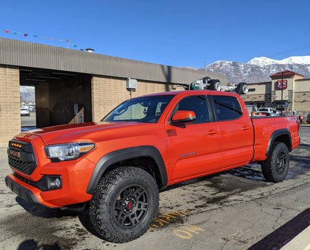 17-inch OE Style Wheels SEMA Pro Style matte black rims for Toyota Tacoma, 4Runner, FJ Cruiser, Sequoia, Lexus GX460, GX470.
