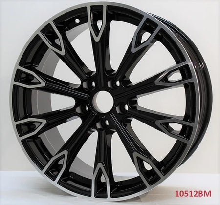18-inch black machine face wheels by OE Style Wheels for Audi A3, S3, A4, S4, A5, S5, A6, S6, A7, S7, A8, S8, Q3, Q5, SQ5, RS5,