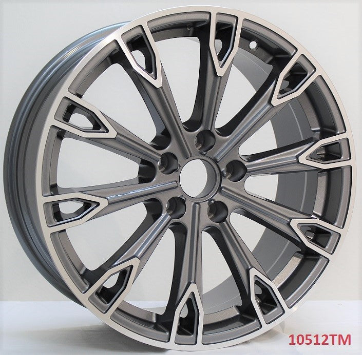 Silver 18-inch OE Style Wheels for Audi A3, S3, A4, S4, A5, S5, A6, S6, A7, S7, A8, S8, Q3, Q5, SQ5, RS5, RS7,