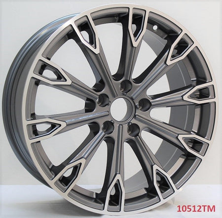 Silver 18-inch OE Style Wheels for Audi A3, S3, A4, S4, A5, S5, A6, S6, A7, S7, A8, S8, Q3, Q5, SQ5, RS5, RS7,