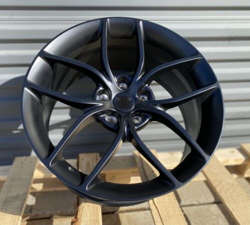 Matte black 19-inch OE Style Wheels automotive rims for Tesla Model 3 AWD RWD Long Range Performance, flow forming design.