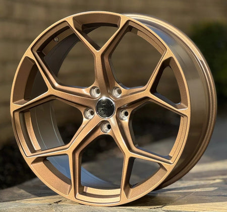 19-inch OE Style Wheels RS6 Performance Bronze rims for Audi A3, A4, S4, A5, S5, A6, S6, A7, S7, A8, S8, Q3, Q5, Q7 vehicles.