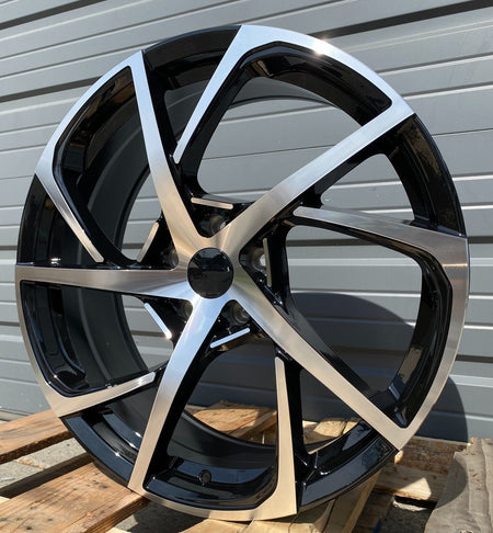 20-inch black machined OE Style Wheels for Honda Accord, Civic, Acura TSX, featuring sleek automotive rims and wheel design.
