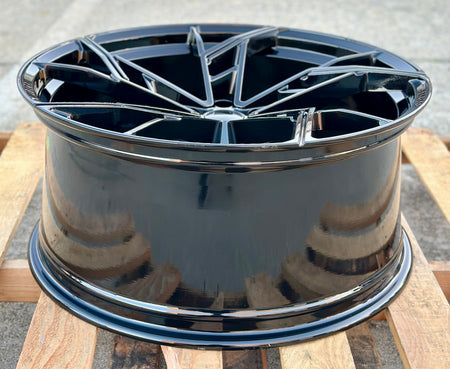 20-inch OE Style Wheels Legacy Edition gloss black automotive rims for Audi A4, S4, A5, S5, A6, S6, A7, S7, A8, S8, Q3, Q5, Q7, Q8