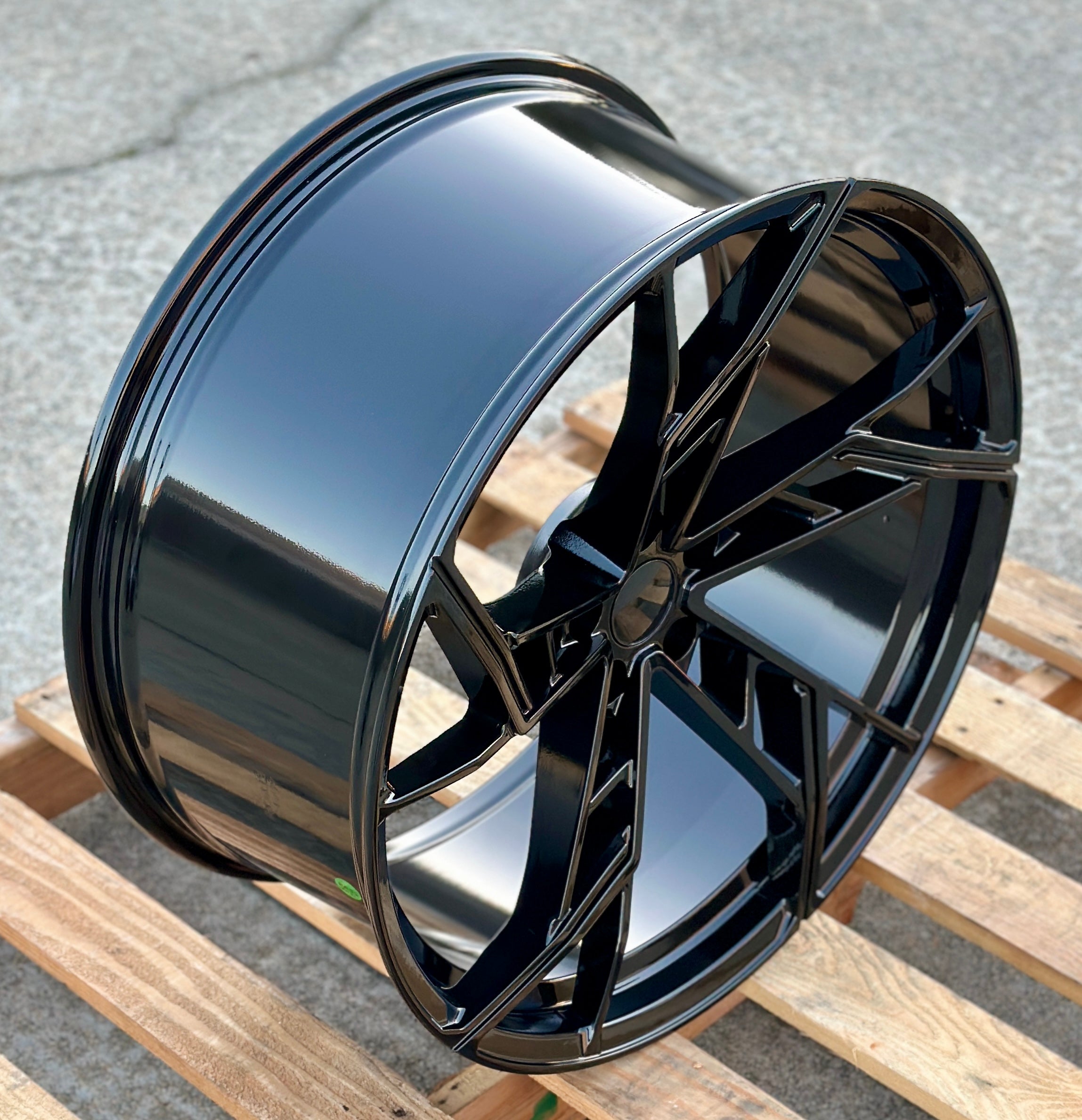 20-inch OE Style Wheels Legacy Edition gloss black automotive rims for Audi A4, S4, A5, S5, A6, S6, A7, S7, A8, S8, Q3, Q5, Q7, Q8