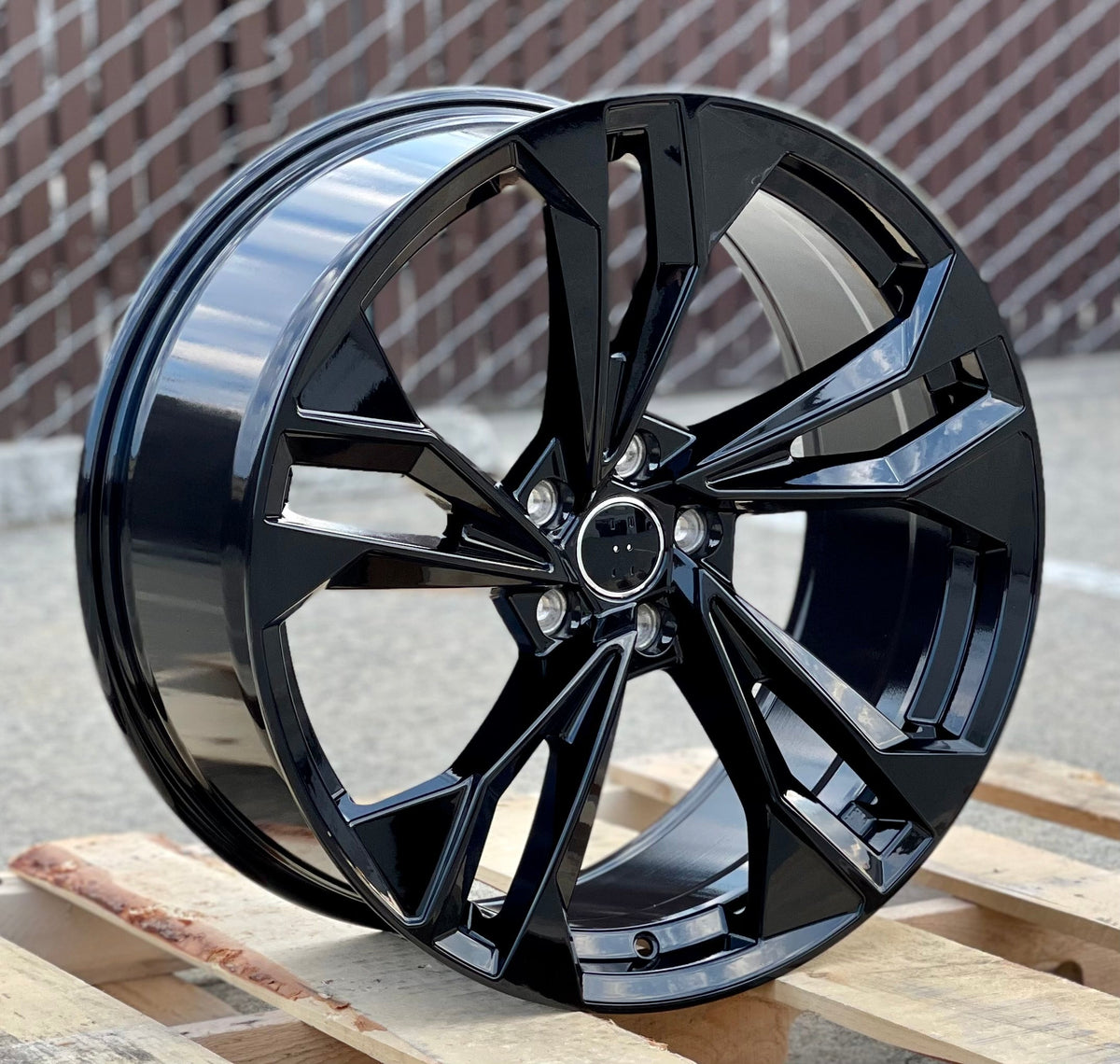20-inch OE Style gloss black wheels for Audi A3 S3 A4 S4 A5 S5 A6 S6 A7 S7 A8 S8 Q5 SQ5 RS3 RS5 RS7 TT Quattro Allroad