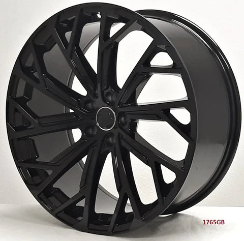 Gloss black 21-inch OE Style Wheels for Audi A5, S5, A6, S6, A7, S7, A8, S8, Q5, SQ5, RS3, RS5, RS7, Quattro.