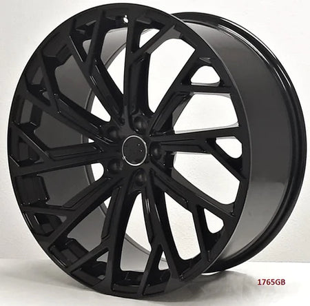 Gloss black 21-inch OE Style Wheels for Audi A5, S5, A6, S6, A7, S7, A8, S8, Q5, SQ5, RS3, RS5, RS7, Quattro.