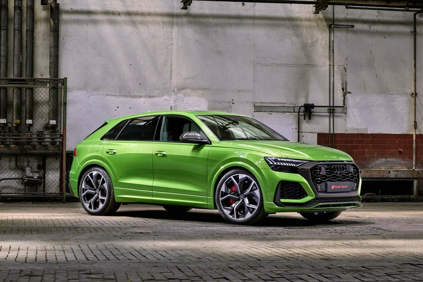 21" OE Style Wheels RS Black Machined Rims for Audi A7 S7 Q5 Q7 Q8 SQ7 RSQ8 Etron, stylish automotive rims for luxury vehicles.