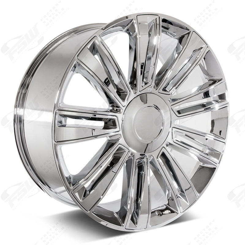 26" Diamond Style Chrome Wheels Fits Cadillac Escalade Luxury Premium Sport