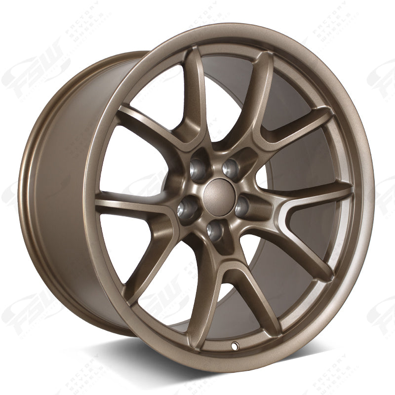 20x11 OE Style Wheels matte bronze rims for Dodge Challenger, Charger SRT, Scat Pack, Hellcat, Redeye widebody vehicles.