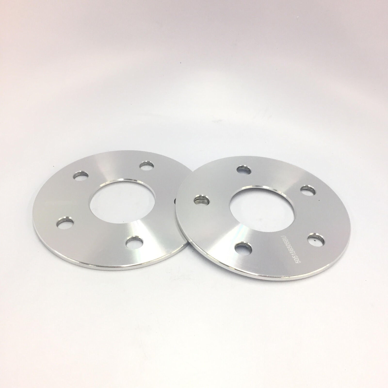 Pair of OE Style Wheels 5mm hubcentric wheel spacers for 5x112 Audi and Mercedes vehicles, CB66.6, enhances wheel fitment and stance.
