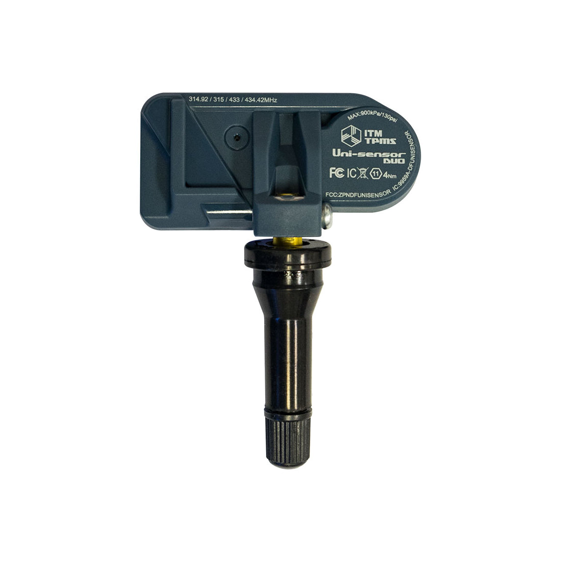 Set of four OE Style Wheels tire pressure sensors for Chevy Camaro, automotive wheel parts for vehicle tire monitoring.