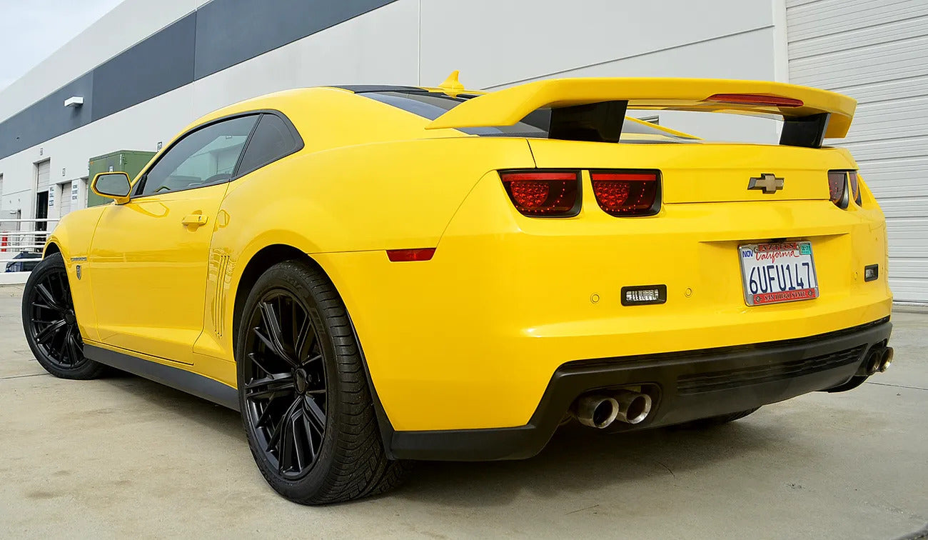 20-inch satin black ZL1 style wheel by OE Style Wheels for Chevy Camaro ZL1 SS LT, showcasing a sleek, sporty design.