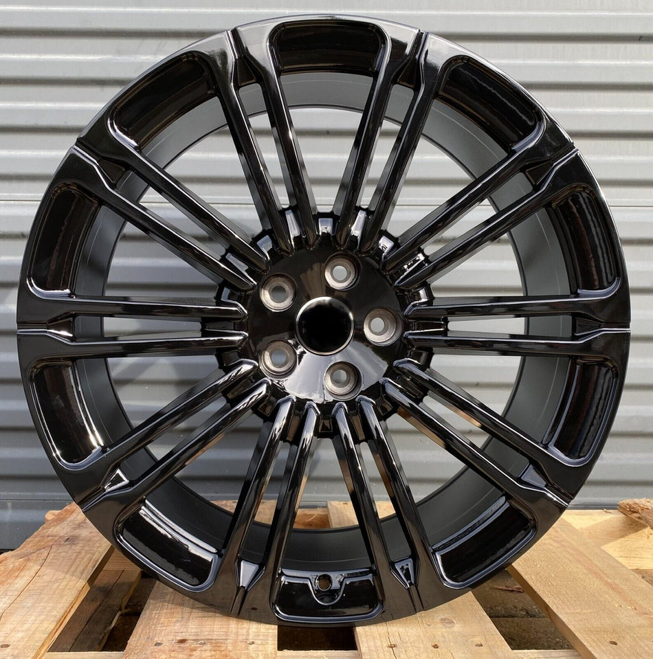 22" Gloss Black Wheels Fits Range Rover HSE Sport SVR Dynamic Autobiography (2023 & Newer Only)