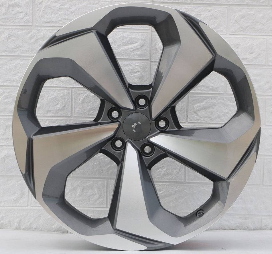 22" Gunmetal Machined Wheels Fits Honda Accord EX LX Sport Coupe Sedan Civic EX LX SI Acura TSX