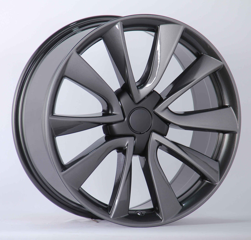 19" Sport Style Gunmetal Wheels Fits Tesla Model 3 AWD RWD Long Range Performance