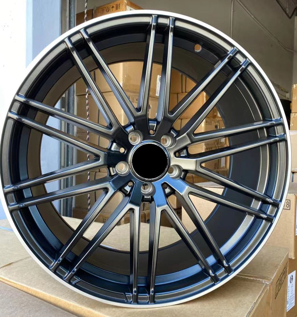 19" GT Style Wheels Fits Mercedes C250 C300 C400 C63 E300 E350 E550 E53 E63 E65 S500 S550 S63 S65 CLS550 CLS63 CLS65 CL500 CL65 AMG Coupe