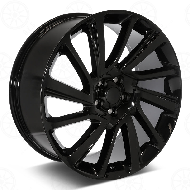 22" SV Style Gloss Black Wheels Fits Range Rover Defender Discovery LR3 LR4 HSE Sport SVR Supercharged Dynamic Autobiography