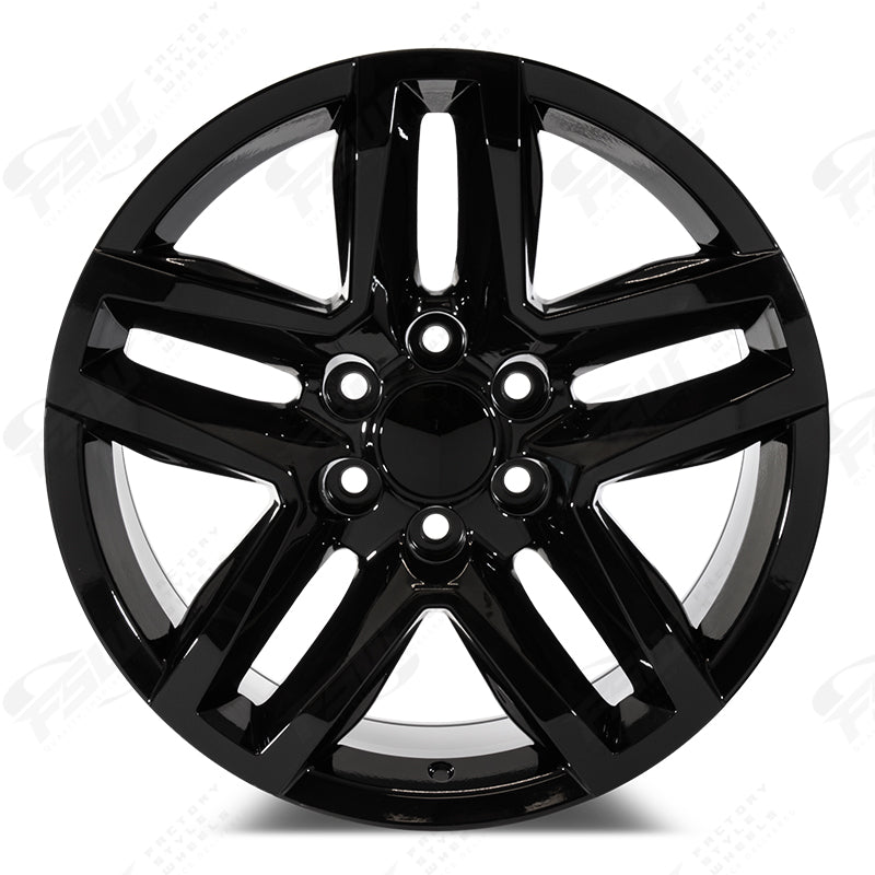 18" Trail Boss Style Gloss Black Wheels Fits Cadillac Escalade Chevy Silverado Suburban Tahoe Sierra GMC Yukon