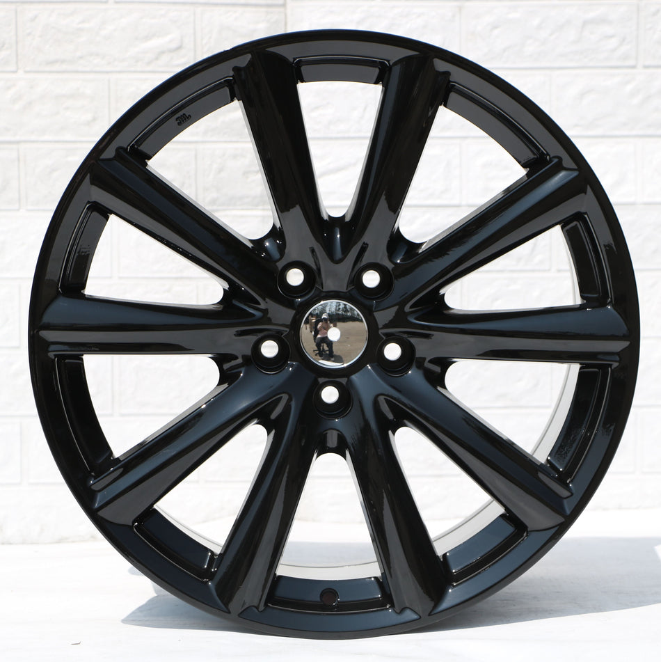 19" Sport Gloss Black Wheels Fits Lexus IS250 IS300 IS350 GS300 GS350 GS450 RX330 RX350 RX450