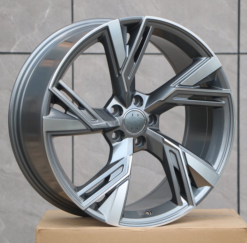 18-inch OE Style RS6 wheels installed on various Audi models including A3, S3, A6, S6, Q5, RS5, and TT.