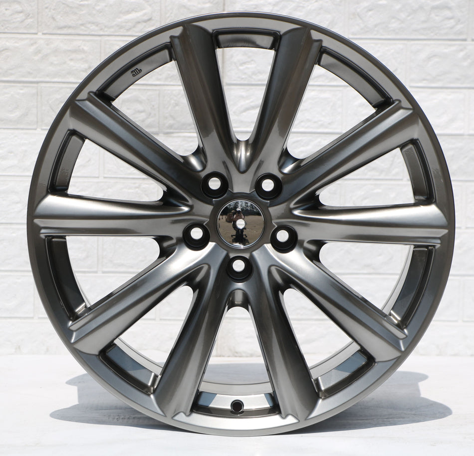19" Sport Hyper Black Wheels Fits Lexus IS250 IS300 IS350 GS300 GS350 GS450 RX330 RX350 RX450
