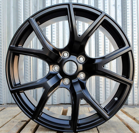 20x9 OE Style Wheels matte black rims for Dodge Durango, Jeep Grand Cherokee SRT, and SRT Trackhawk vehicles.