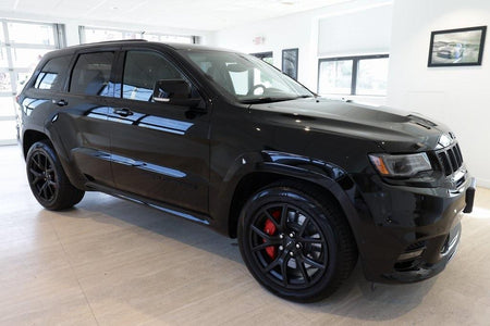 20x9 OE Style Wheels matte black automotive rims for Dodge Durango, Jeep Grand Cherokee SRT, and SRT Trackhawk vehicles.