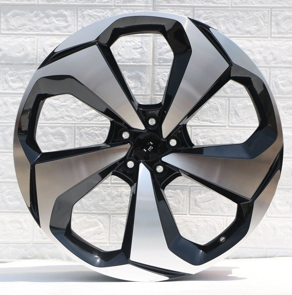 20-inch black machined OE Style Wheels for Honda Accord, Civic, Acura TSX, featuring sleek automotive rims and wheels design.
