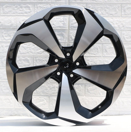 20-inch black machined OE Style Wheels for Honda Accord, Civic, Acura TSX, featuring sleek automotive rims and wheels design.