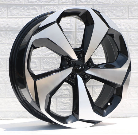 20-inch black machined OE Style Wheels for Honda Accord, Civic, and Acura TSX, showcasing sleek automotive rims and wheel design.