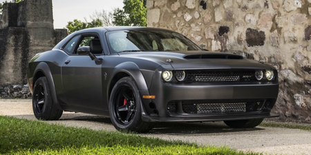 20-inch Demon Style concave wheels by OE Style Wheels, designed for Dodge Challenger, Charger, GT, RT, SRT, SXT, and Hellcat.