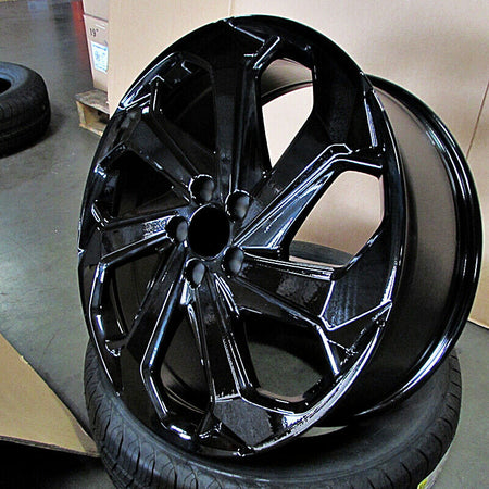 20-inch gloss black OE Style Wheels for Honda Accord, Civic, Acura TSX, fits EX, LX, Sport, Coupe, Sedan models.
