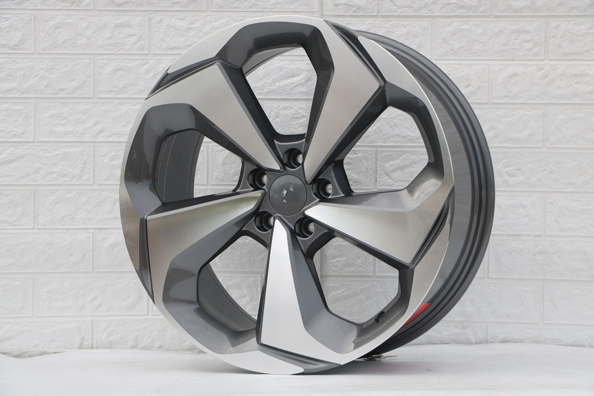 20-inch gunmetal machined wheels by OE Style Wheels for Honda Accord, Civic, and Acura TSX, showing the stylish automotive rims.