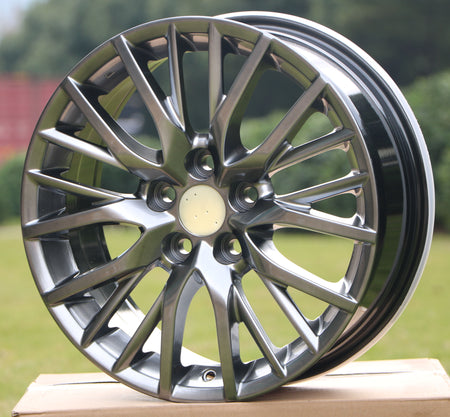 20-inch Hyper Black Sport Wheels by OE Style Wheels on Lexus RX330, RX350, RX450 SUV with sleek, modern automotive rims.