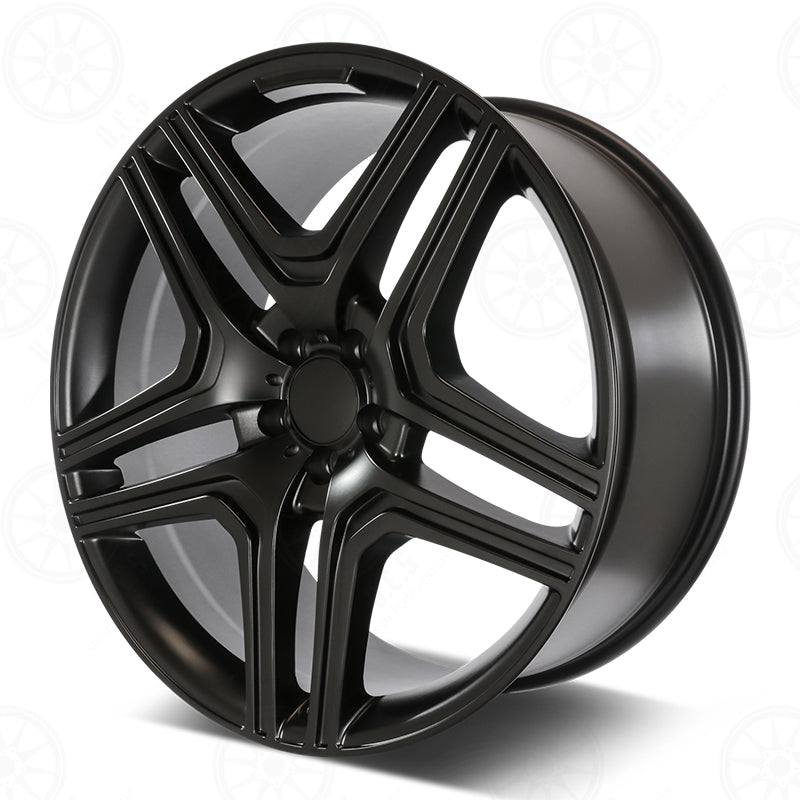 20-inch satin black OE Style Wheels for Mercedes G-Class G350 G500 G550 G55 G65 AMG, automotive rims and wheels.