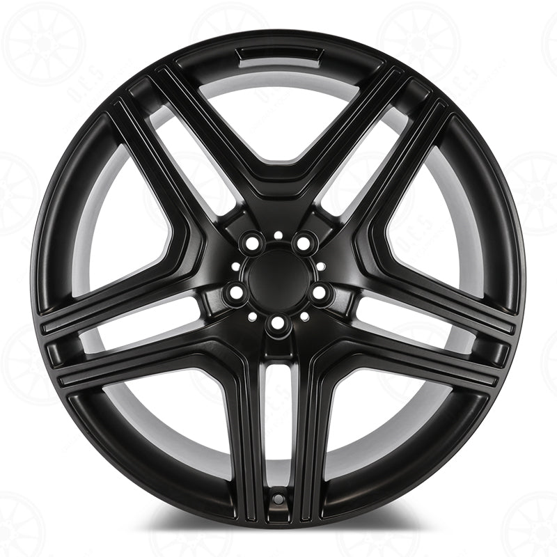 20-inch satin black OE Style Wheels for Mercedes G-Class G350 G500 G550 G55 G65 AMG SUV automotive rims and wheels.