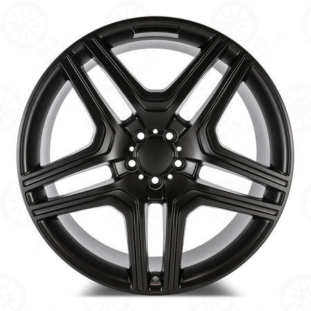 20-inch satin black OE Style Wheels for Mercedes G-Class G350 G500 G550 G55 G65 AMG SUV automotive rims and wheels.
