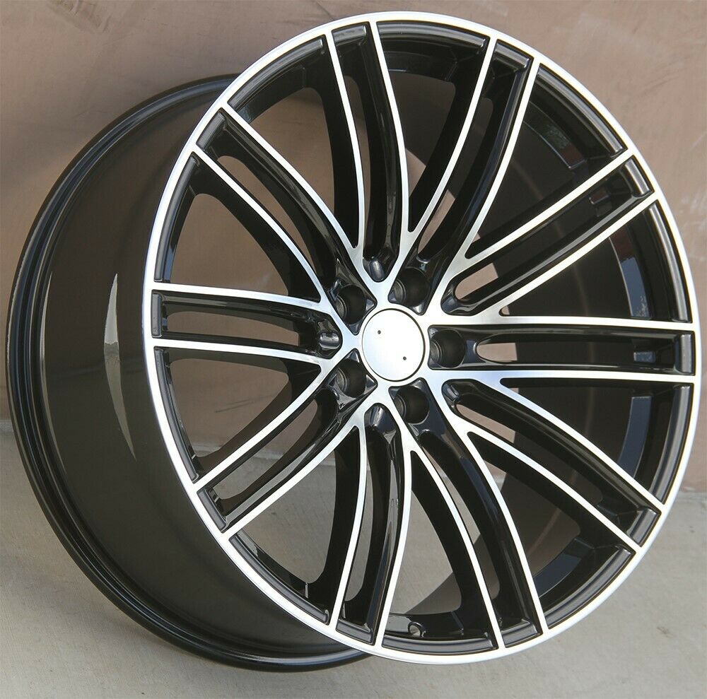 21-inch GTS style black machined wheels for Porsche Macan GTS Turbo S, featuring sleek automotive rims from OE Style Wheels.