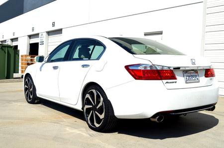 22-inch black machined OE Style Wheels for Honda Accord, Civic, Acura TSX, and more, showing polished and black alloy rim design.