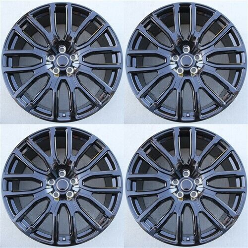 22-inch gloss black OE Style Wheels for Range Rover Defender Discovery LR3 LR4 HSE Sport SVR Supercharged and Autobiography models.