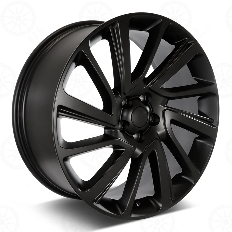 22-inch satin black OE Style Wheels for Range Rover Defender, Discovery, LR3, LR4, HSE Sport, SVR, Supercharged, Dynamic models.