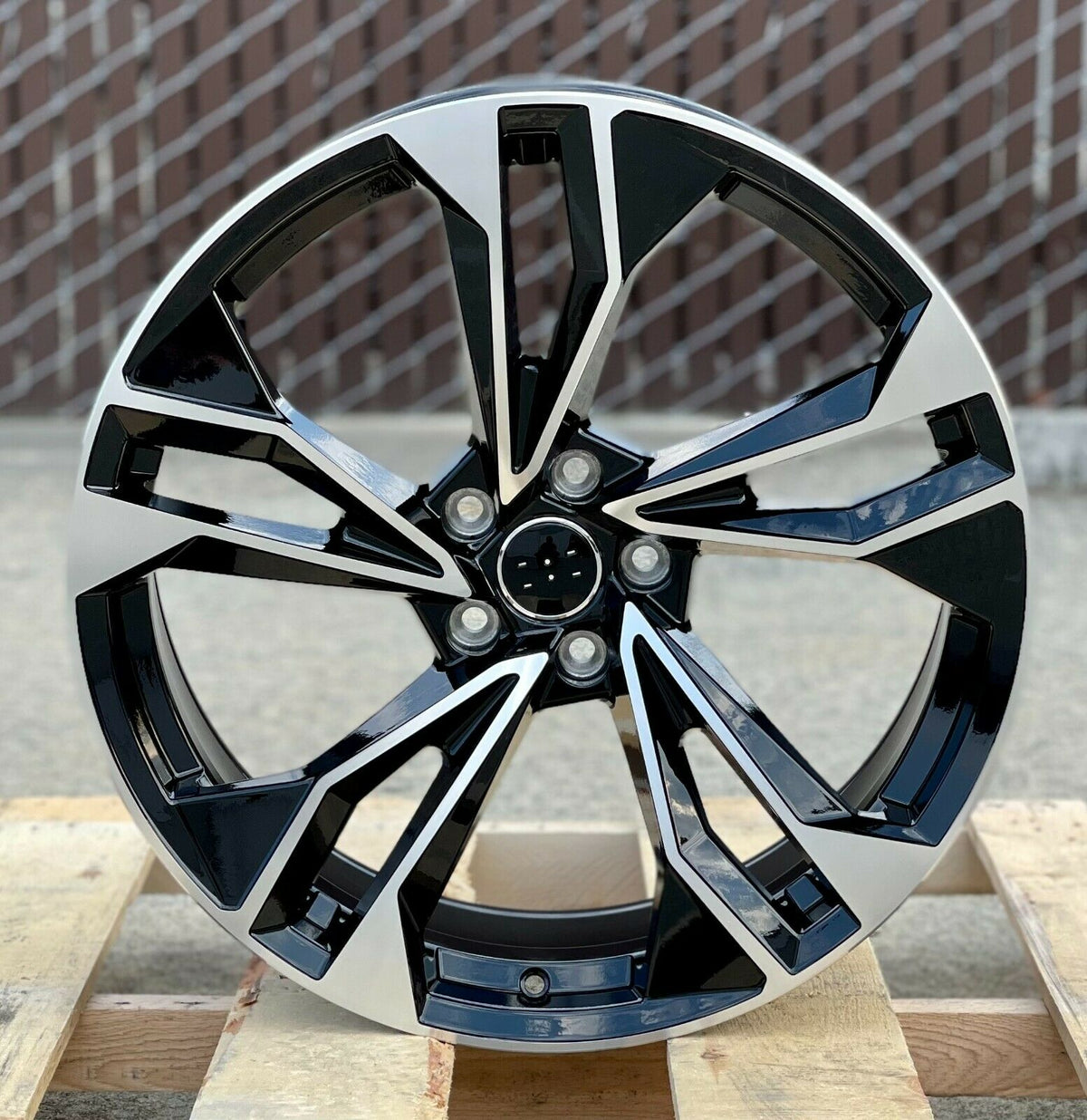 20-inch OE Style black machined wheels for Audi A3, S3, S4, A5, S5, A6, S6, A7, S7, A8, S8, Q5, SQ5, RS3, RS5, RS7, TT,